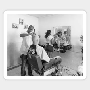 Cuban Barber Sticker